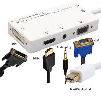 M-TECH MİNİ DISPLAY TO HDMI/VGA/DVI ADAPTOR W2485